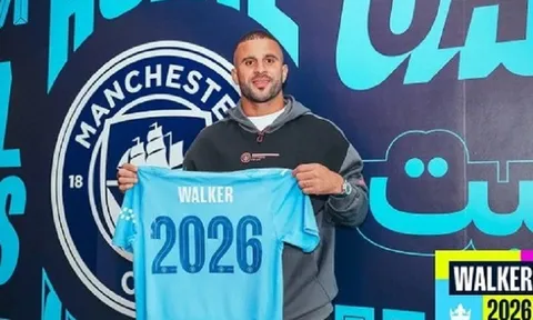 Kyle Walker gia hạn hợp đồng với Man City