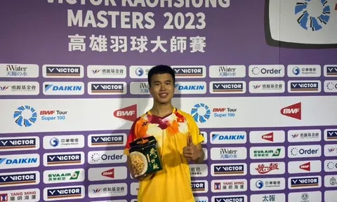 Nguyễn Hải Đăng dừng bước ở vòng 1 giải Cầu lông Kaohsiung Masters 2023