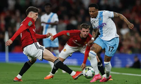 Vòng 3 Cúp Liên đoàn Anh: Man United thắng dễ Crystal Palace