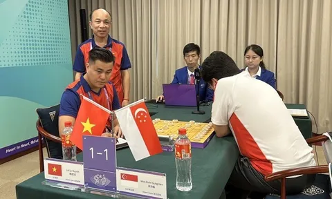 Khởi tranh môn cờ Tướng ASIAD 19: Việt Nam thắng trận đầu tiên