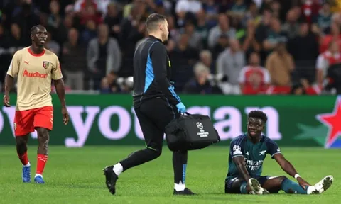Arsenal trả giá đắt sau trận thua ngược Lens tại Champions League