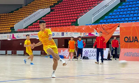 Đội tuyển futsal Việt Nam tích cực hoàn thiện bước chuẩn bị cuối cùng cho trận ra quân