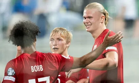 Erling Haaland lập cú đúp, Na Uy thắng đậm tại vòng loại Euro 2024