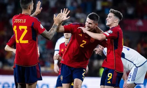 Vòng loại Euro 2024: Tây Ban Nha tiến sát ngôi đầu bảng A, Croatia thua sốc