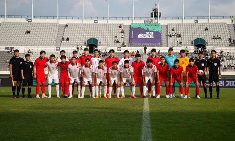 U18 Việt Nam có màn trình diễn đáng khen ngợi trước U18 Hàn Quốc