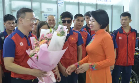 Đoàn Thể thao người khuyết tật Việt Nam lên đường tham dự ASIAN Para Games 4