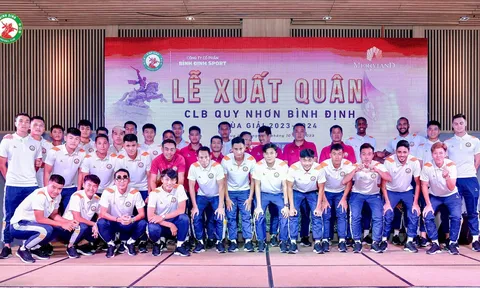 Câu lạc bộ Quy Nhơn Bình Định xuất quân và công bố Nhà tài trợ mới