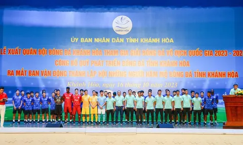 Câu lạc bộ Khánh Hòa tổ chức xuất quân V.League 2023-2024