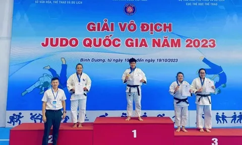 Thành phố Hồ Chí Minh dẫn đầu giải vô địch Judo quốc gia 2023
