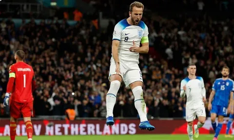 Vòng loại Euro 2024: Harry Kane lập cú đúp đưa đội tuyển Anh giành vé dự Vòng chung kết