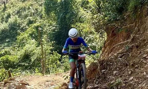 Đinh Thị Như Quỳnh giành huy chương vàng giải vô địch Xe đạp địa hình quốc gia 2023