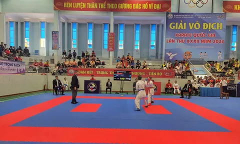 Giải vô địch Karate quốc gia 2023: Đoàn Hà Nội xếp thứ nhất
