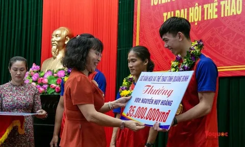 Quảng Bình khen thưởng vận động viên đạt huy chương tại ASIAD 19
