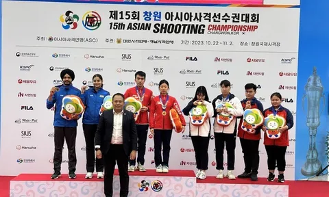 Giải vô địch Bắn súng châu Á 2023: Bắn súng Việt Nam giành tấm huy chương đồng thứ ba