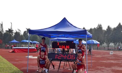 Giải vô địch Điền kinh quốc gia 2023: Đội Công An Nhân Dân phá kỷ lục nội dung 4x200m nam