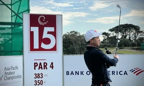 Giải Golf Asia-Pacific Amateur Championship 2023: Nguyễn Anh Minh lọt tốp 20 vòng 1