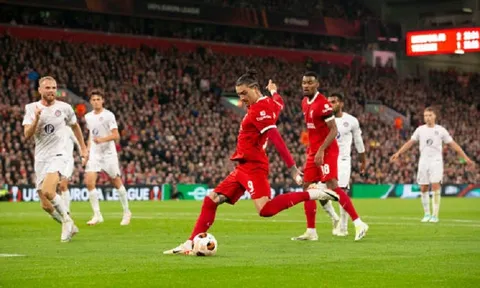 Lượt trận thứ ba vòng bảng Europa League: Liverpool thắng đậm đối thủ