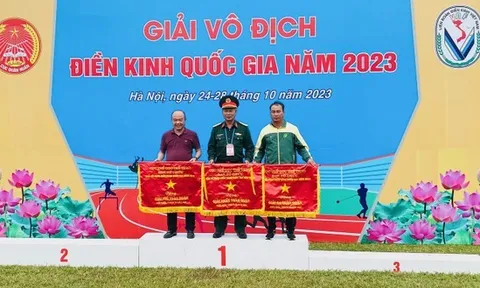 Giải Điền kinh vô địch quốc gia 2023: Quân đội xếp thứ nhất toàn đoàn với 8 huy chương vàng