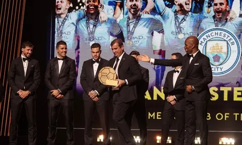 Man City và Erling Haaland được vinh danh trong Lễ trao giải Quả bóng Vàng 2023