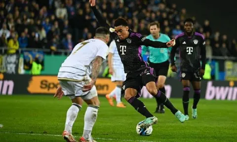 Bayern Munich bị loại khỏi Cúp Quốc gia Đức