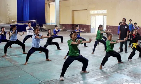 Võ cổ truyền phát triển mạnh ở huyện Thạnh Trị