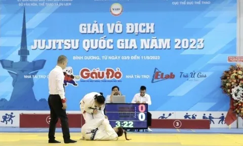 Giải vô địch Ju-jitsu vận động viên xuất sắc quốc gia 2023: Bắc Giang xếp thứ Nhất toàn đoàn
