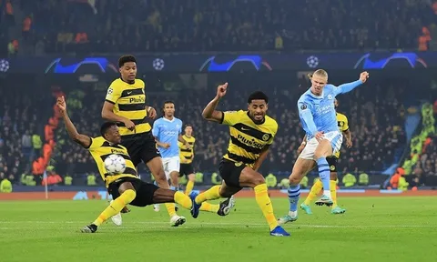 Erling Haaland tỏa sáng đưa Man City sớm giành vé vào vòng 1/8 Champions League
