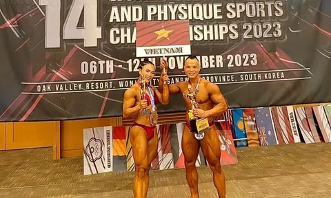 Giải vô địch Thể hình và Fitness Thế giới 2023: Việt Nam giành thêm 2 huy chương vàng