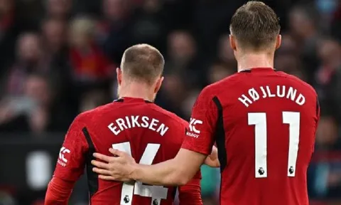 Man United đón tin vui từ Eriksen và Hojlund