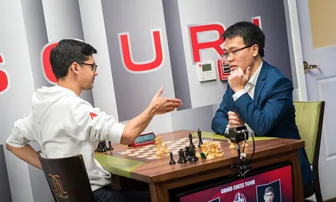 Giải cờ Nhanh và Chớp Saint Louis 2023: Lê Quang Liêm đánh rơi ngôi đầu
