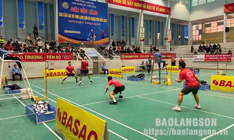 Giải Cầu lông các câu lạc bộ tỉnh Lạng Sơn mở rộng năm 2023