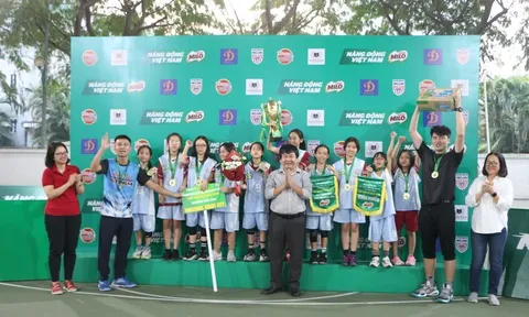 Giải Bóng rổ Học sinh Tiểu học Hà Nội lần thứ XVII - 2023: Đội nam Công nghệ Giáo dục Hà Nội và nữ Vinschool Smart City giành chức vô địch