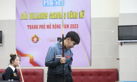 Nguyễn Thị Bích Trâm vô địch giải Billiards Carom 3 băng nữ TP.HCM mở rộng 2023