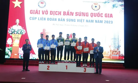 Giải vô địch Bắn súng quốc gia năm 2023: Hà Nội xếp thứ nhất toàn đoàn