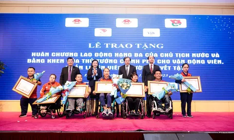 33 huấn luyện viên, vận động viên được vinh danh tại Lễ kỷ niệm Ngày Quốc tế Người khuyết tật 