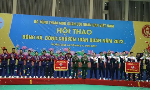 Bế mạc Hội thao Bóng đá, Bóng chuyền toàn quân năm 2023