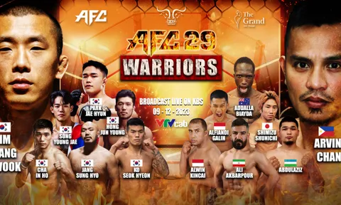 MMA chuyên nghiệp Angel's Fighting Championship (AFC): Quay trở lại Việt Nam với 4 trận tranh đai