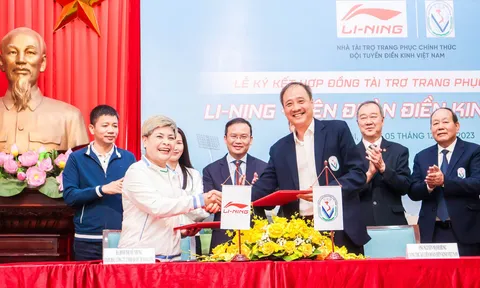 Li-Ning tiếp tục tài trợ trang phục cho tuyển điền kinh Việt Nam đến năm 2025