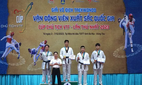 Giải vô địch Taekwondo vận động viên xuất sắc quốc gia 2023: Thành phố Hồ Chí Minh nhất toàn đoàn