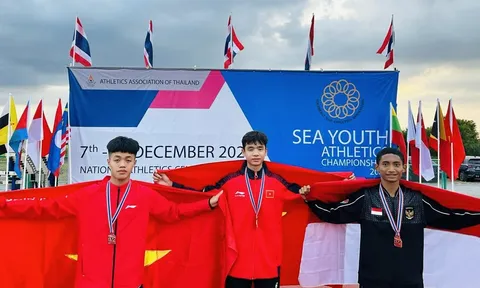 Giải vô địch Điền kinh trẻ Đông Nam Á 2023: Việt Nam tạm dẫn đầu Bảng tổng sắp