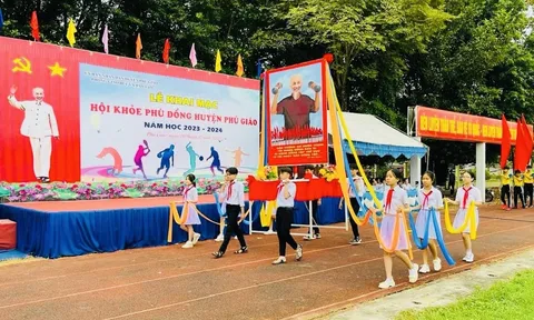 Khai mạc Hội khỏe Phù Đổng huyện Phú Giáo năm học 2023-2024