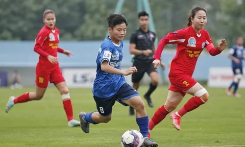 Vòng 8 giải Bóng đá nữ vô địch quốc gia - cúp Thái Sơn Bắc 2023: Than Khoáng sản Việt Nam hưởng trọn niềm vui