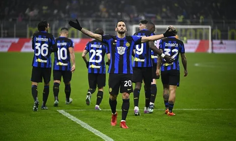 Vòng 15 Serie A 2023-2024: Inter lấy lại ngôi đầu, Milan cay đắng
