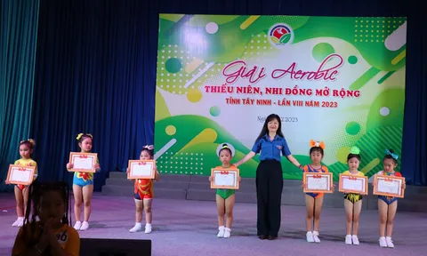 Giải Aerobic Thiếu niên, Nhi đồng mở rộng tỉnh Tây Ninh lần VIII 