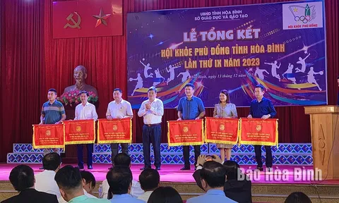 Tổng kết Hội khoẻ Phù Đổng tỉnh Hòa Bình lần thứ IX năm 2023