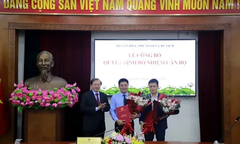 Bộ Văn hóa, Thể thao và Du lịch công bố và trao quyết định bổ nhiệm cán bộ