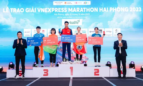 Herbalife Việt Nam tự hào là đối tác dinh dưỡng của giải Chạy VnExpess Marathon lần đầu tiên tại thành phố Hải Phòng