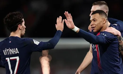 Sau vòng 17 Ligue 1: Paris Saint-Germain vô địch lượt đi trong ngày Kylian Mbappe tỏa sáng