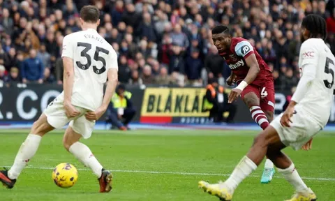 Man United thiết lập những cột mốc buồn sau thất bại trước West Ham