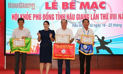 Hội khỏe Phù Đổng tỉnh Hậu Giang lần thứ VIII: Huyện Châu Thành A nhất toàn đoàn